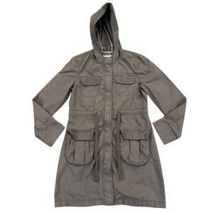 Old Navy Women's Olive Green Hooded Utility Parka - Size Small
 b87